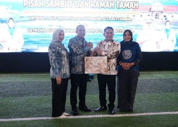 Lanal Kotabaru Gelar Pisah Sambut Danlanal