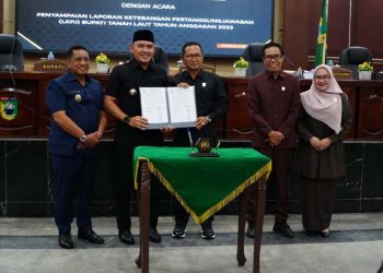 Bupati Tala Sampaikan LKPj Tahun Anggaran 2025