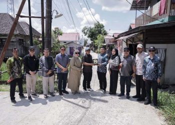 Monitoring Hibah Jalan, Komisi III Sambangi Dua Desa di Batola