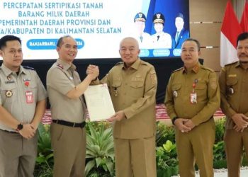 Gubernur Kalsel Apresiasi Kinerja Kanwil ATR/BPN Kalsel