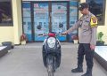 Motor Tanpa Plat Ditemukan Terbengkalai