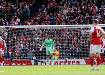 Kans Arsenal Juara Liga Inggris Turun Jadi 87 Persen