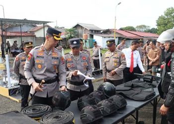 Kapolres Pimpin Apel Kesiapsiagaan Sarpras Karhutla