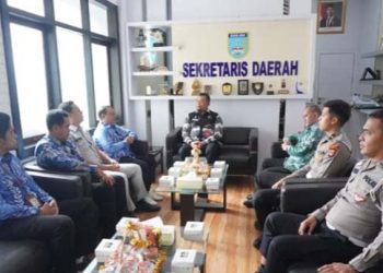 Samsat Martapura Audiensi dengan Sekda Banjar