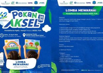 Bank Kalsel gelar lomba mewarnai semarak Pekan Aksel 2026
