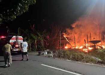 Kebakaran Hanguskan Rumah di Desa Pangelak
