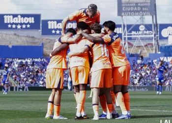 Kalahkan Getafe 2-0, Barcelona Perlebar Jarak dengan Madrid