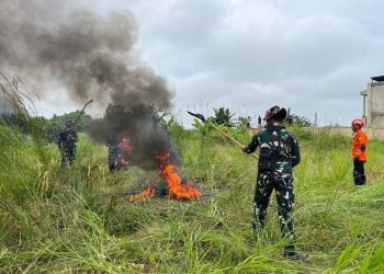 Pemkab Tanbu Gelar Simulasi Penanganan Karhutla
