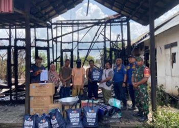 BPBD Banjar Salurkan Bantuan Kebakaran