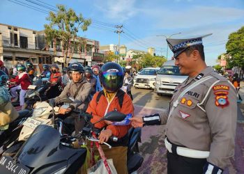 Pengendara Diajak Tertib Berlalu Lintas
