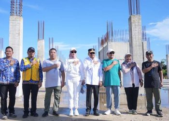 Supian HK Tinjau Pembangunan Gedung Baru KPU