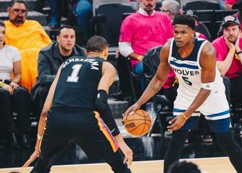 Timberwolves Tundukkan Spurs 104-102 di Playoff NBA