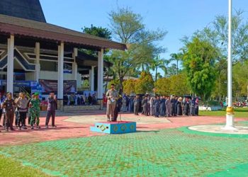 Bupati Pimpin Upacara Hardiknas dan Hari Otonomi Daerah