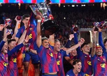 Barcelona Juara Liga Spanyol Usai Menang di El Clasico