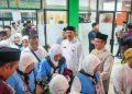 Supian HK Lepas Keberangkatan Jemaah Haji Kloter 11 Asal HSU