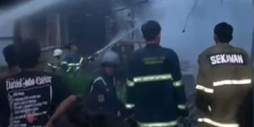 Rumah Tinggal Ojek Offline Terbakar