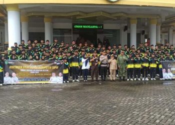 Bupati Tapin Pimpin Apel Gelar Pasukan Menghadapi Bencana Karhutla