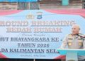 Polda Bedah Dua Unit Rumah Warga Banjarbaru