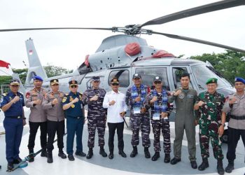 KRI Teluk Kupang-519 Sandar di Banjarmasin