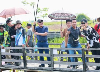 Lomba Mancing Mania Semarakkan HUT HSU ke-74