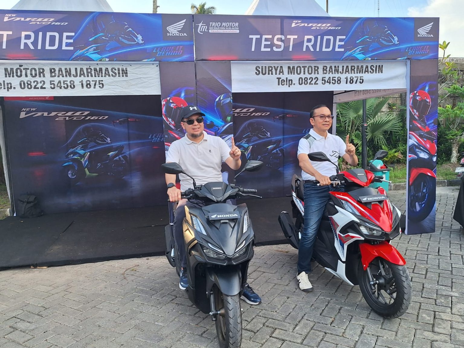 GENERASI TERBARU - Trio Motor Main Dealer Honda Kalselteng memperkenalkan generasi terbaru, New Honda Vario Evo 160.(foto:mb/ist)
