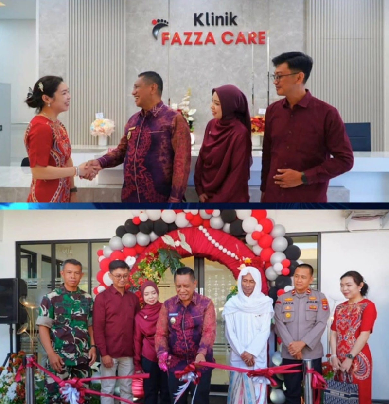 Wabup Dorong Kolaborasi Tingkatkan Layanan Kesehatan Masyarakat Wakil Bupati (Wabub) Tanah Laut (Tala), HM Zazuli dalam kegiatan peresmian Klinik Fazza Care.