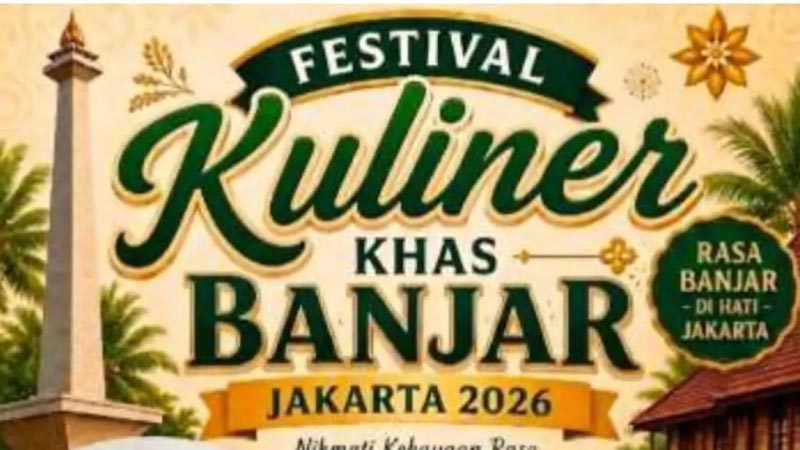 Bank Kalsel Resmi Jadi Salah Satu Sponsor Utama Festival Kuliner Khas Banjar di Jakarta Bank Kalsel dukung Festival Kuliner Banjar di Jakarta pada 25 Juli 2026 ini.ist
