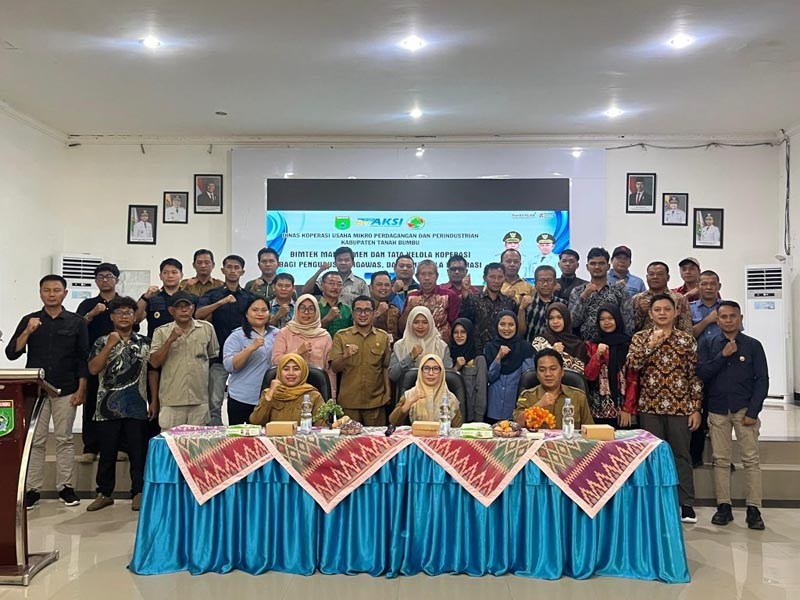 Tanah Bumbu Gelar Bimtek Manajemen dan Tata Kelola Koperasi 2026 KOPERASI--Bimtek Manajemen dan Tata Kelola Koperasi bagi Pengurus, Pengawas, dan Pengelola Koperasi. Kegiatan berlangsung di Gedung PKK Kapet, Kecamatan Simpang Empat. (foto:mb/ist)