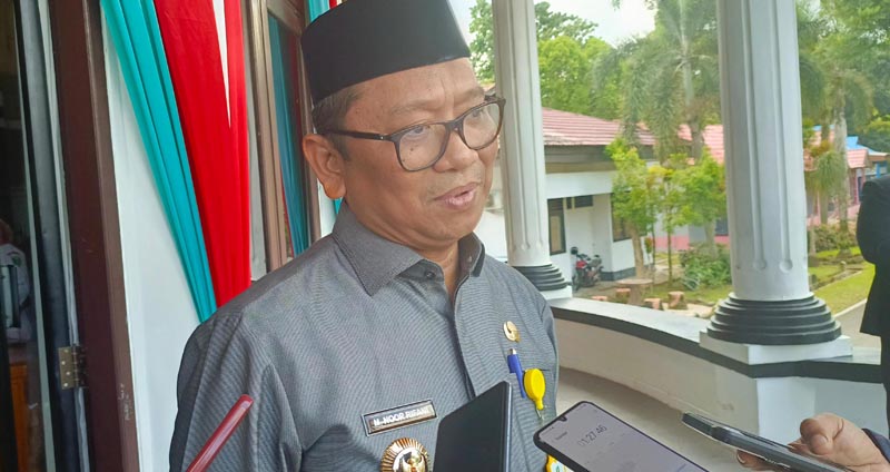 Pemkab Tabalong Turunkan Satpol PP Awasi Pembatasan Pembelian Pertalite Bupati Tabalong, H Muhammad Noor Rifani. (foto;mb/yan)