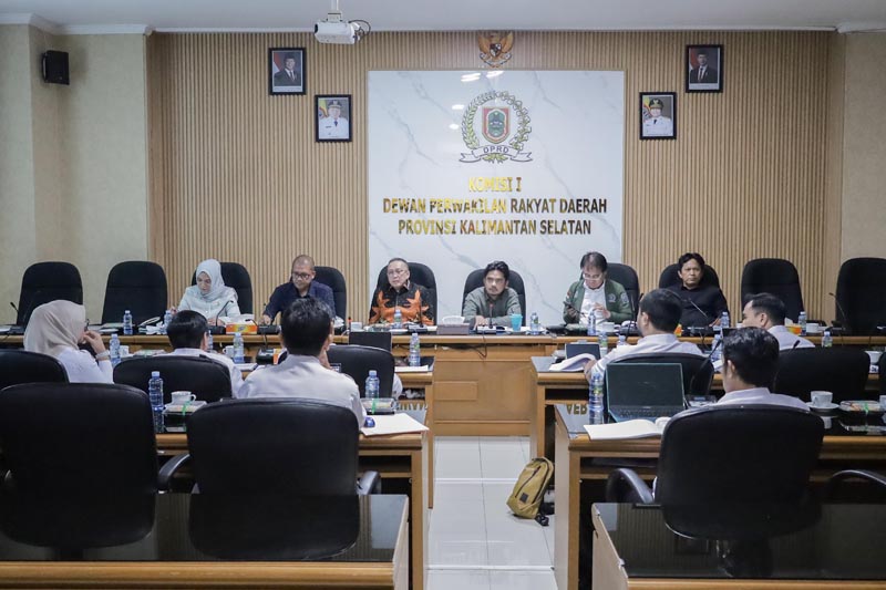 BKD Bakal Pengadaan 250 Formasi CPNS se Kalsel Komisi I DPRD Kalsel rapat dengan BKD Provinsi Kalsel. (foto;mb/rds)