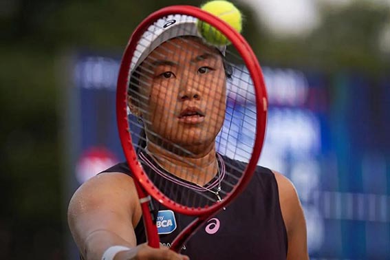 Janice Tjen Bangkit Untuk Capai Semifinal Ganda DC Open Petenis putri Indonesia Janice Tjen.(foto:mb/web)