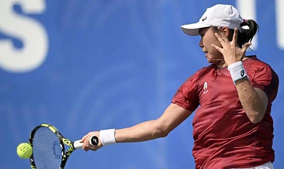 Janice Tjen Melaju ke Babak 32 Besar di Cincinnati Open Petenis Indonesia Tjen Janice.(foto:mb/ant)