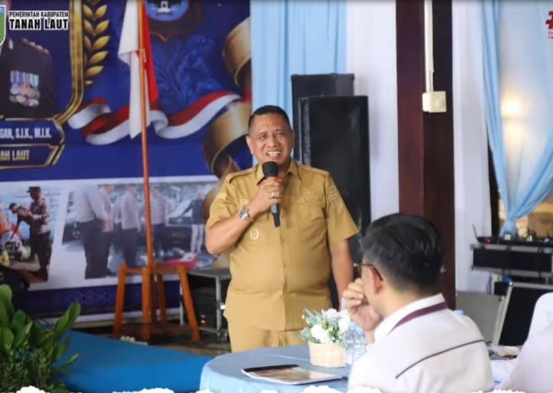 Wabup Tala Hadiri Kegiatan Visitasi Kompolnas Wakil Bupati (Wabub) Tanah Laut (Tala), HM Zazuli saat menghadiri kegiatan visitasi Kompolnas Awards 2026 yang digelar di Joglo Wicaksana Laghawa Polres Tala