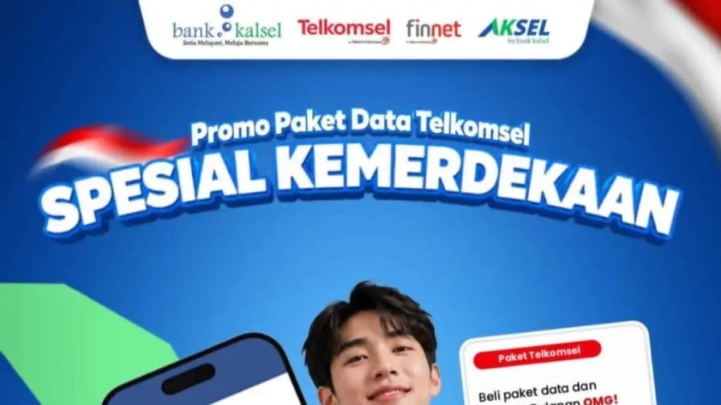Bank Kalsel Kolaborasi Telkomsel Hadirkan Promo Spesial Kemerdekaan Bank Kalsel berikan promo Kemerdekaan bersama Telkomsel.ist
