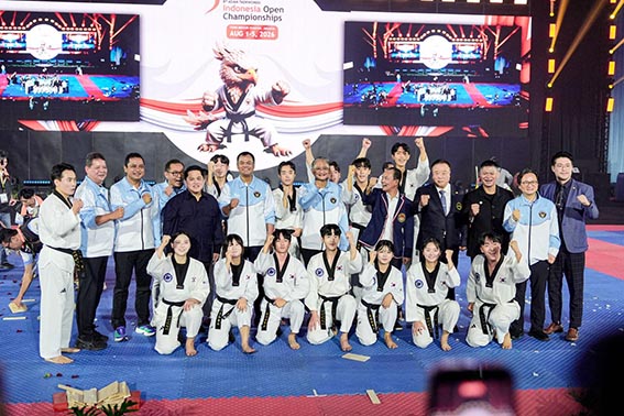 8th Asian Taekwondo Indonesia Open Championships Resmi Dibuka Foto: riz