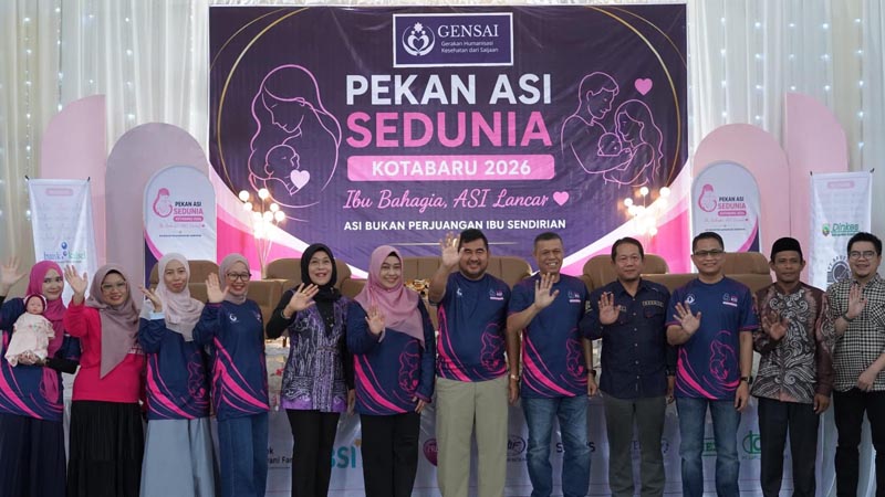 GENSAI Movement Gelar Pekan ASI Sedunia Kotabaru 2026 PEKAN ASI-Generasi Saijaan Indonesia Movement menggelar Pekan ASI Sedunia Kotabaru 2026. (foto:mb/ebet)