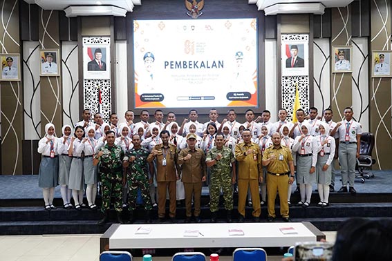 Walikota Yamin Bekali Calon Paskibra dengan Jiwa Kepemimpinan