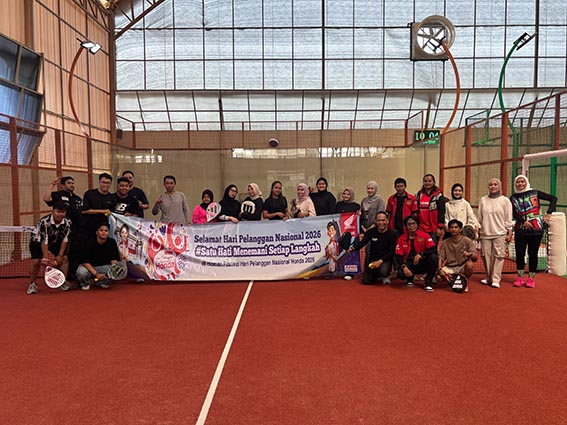 Honda Trio Motor Ajak Jurnalis, Komunitas hingga Konsumen Fun Padel Hari Pelanggan Nasional menjadi momentum bagi PT Trio Motor selaku Main Dealer resmi sepeda motor Honda wilayah Kalimantan Selatan dan Kalimantan Tengah untuk mempererat hubungan dengan berbagai pihak yang turut menjadi bagian dari perjalanan Honda di Kalimantan Selatan. (Foto: mb/rds)