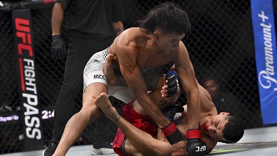 Bilal Hasan Siap Kembali Tampil Memukau di UFC 334 Bilal Hasan akan kembali bertarung pada November mendatang.(foto:mb/web)