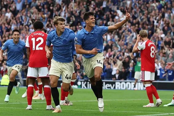Arsenal Tumbang 0-3 di Kandang Brighton Tottenham Perpanjang Catatan Tanpa Menang