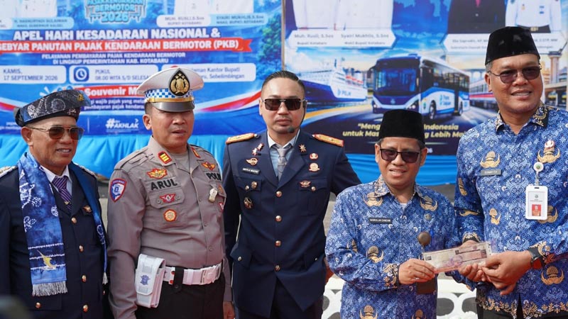 Pemkab Kotabaru Launching Gebyar Panutan Pajak 2026 PAJAK-Pemerintah Kabupaten Kotabaru menggelar kegiatan Gebyar Panutan Pajak Tahun 2026. (ebet)
