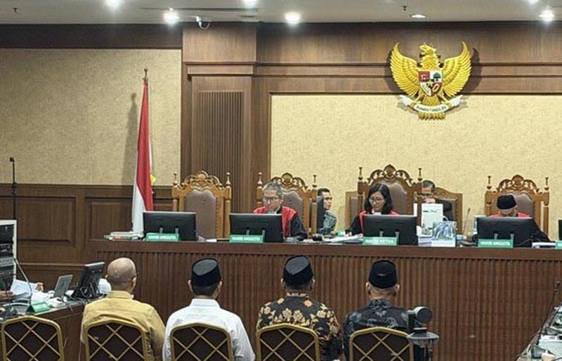 Terungkap, Ada Uang ‘Apresiasi’ untuk Pejabat Kemenag PERSIDANGAN kasus dugaan korupsi kuota haji tambahan tahun 2023-2024 di Pengadilan Tindak Pidana Korupsi (Tipikor) Jakarta, Kamis (1/10). Terungkap, Ada uang apresiasi sejumlah Rp15 juta untuk pejabat Kementerian Agama.