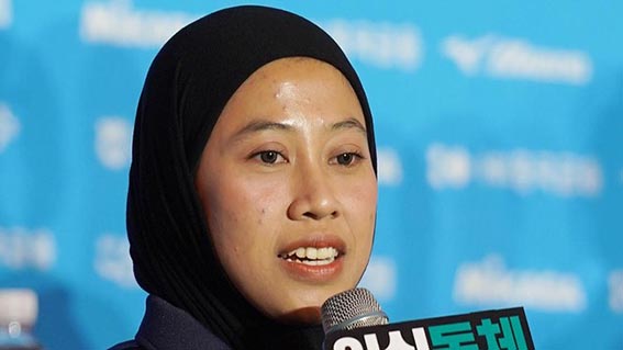 Peringatan Megawati untuk Lawan-lawan Hillstate di Liga dan KOVO Cup Megawati Hangestri. (foto:mb/ Dok. @hdecvolleyballteam)