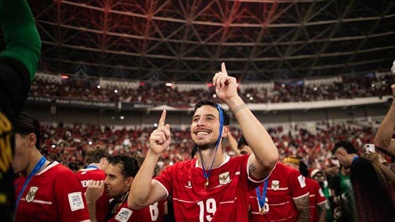Ranking FIFA Terbaru: Timnas Indonesia Meroket, Naik 2 Posisi Timnas Indonesia kini di peringkat ke-116 dalam ranking FIFA terbaru.(foto:mb/web)