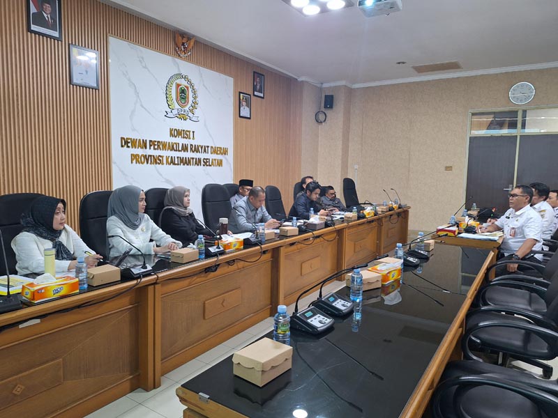 Komisi I Dorong Penguatan Ketahanan Daerah Hadapi Perubahan Iklim Komisi I DPRD Provinsi Kalimantan Selatan menggelar rapat kerja bersama Badan Penanggulangan Bencana Daerah (BPBD) Provinsi Kalsel.rds