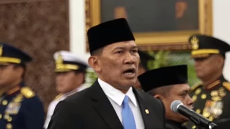 Prabowo Lantik KSAD dan Kepala BNPB KEPALA BNPB Letjen TNI Kristomei Sianturi.