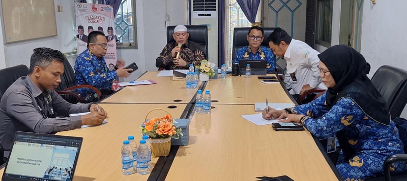 Habib Zakaria Mengapresiasi Program Pemerintah Terkait Sekolah Rakyat Anggota Dewan Perwakilan Daerah (DPD) Republik Indonesia,Habib Zakaria Bahasyim menyerap aspirasi masyarakat dan daerah dengan Dinas Sosial Provinsi Kalsel dan kota Banjarmasin.rds