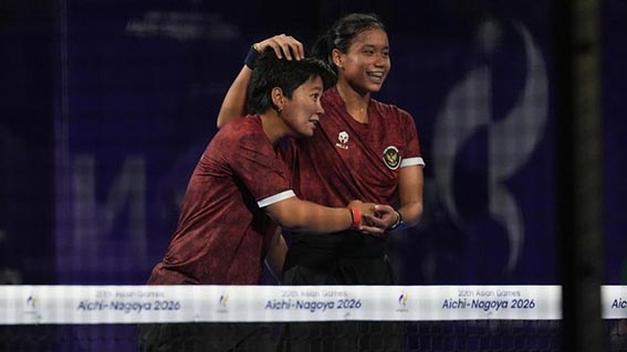 Fadona dan Fitriani Optimistis Tatap Kualifikasi Piala Dunia Padel Atlet padel putri Indonesia, Fadona Titalyana Kusumawati dan Fitriani Sabatini penuh keyakinan menghadapi kualifikasi Piala Dunia Padel 2026.( Foto: mb/NOC Indonesia/Tetuko Mediantoro)