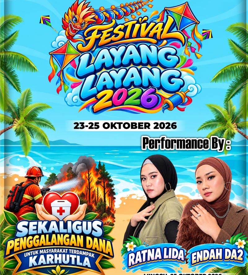 Pemkab Tala Gelar Festival Layang-Layang Tingkat Nasional 2026 layang-layang.
