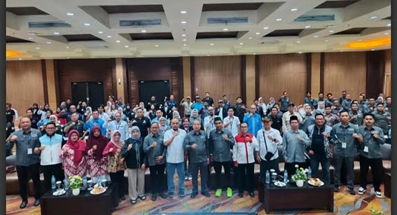 Dispora Kalsel Dorong KORMI Perkuat Olahraga Masyarakat Dongkrak IPO Rakerprov Kormi Kalsel dihadiri seluruh inorga dari 13 kabupaten Kalsel.( Foto:mb/ ist)